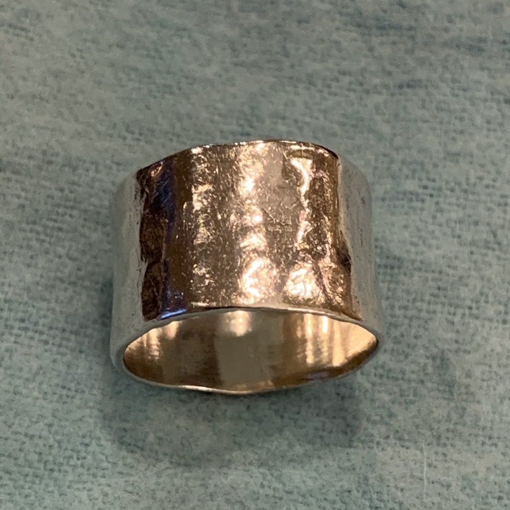 VTG 925 Cigar Band Ring SIZE 7